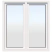 Металлопластиковые окна Aluplast Ideal 2000 двустворчатое с поворотно-откидной створкой 1100 x 900 мм