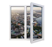 Металопластикове вікно Aluplast Ideal 7000 двостулкове з поворотно-відкидною стулкою 1200 x 1400 мм