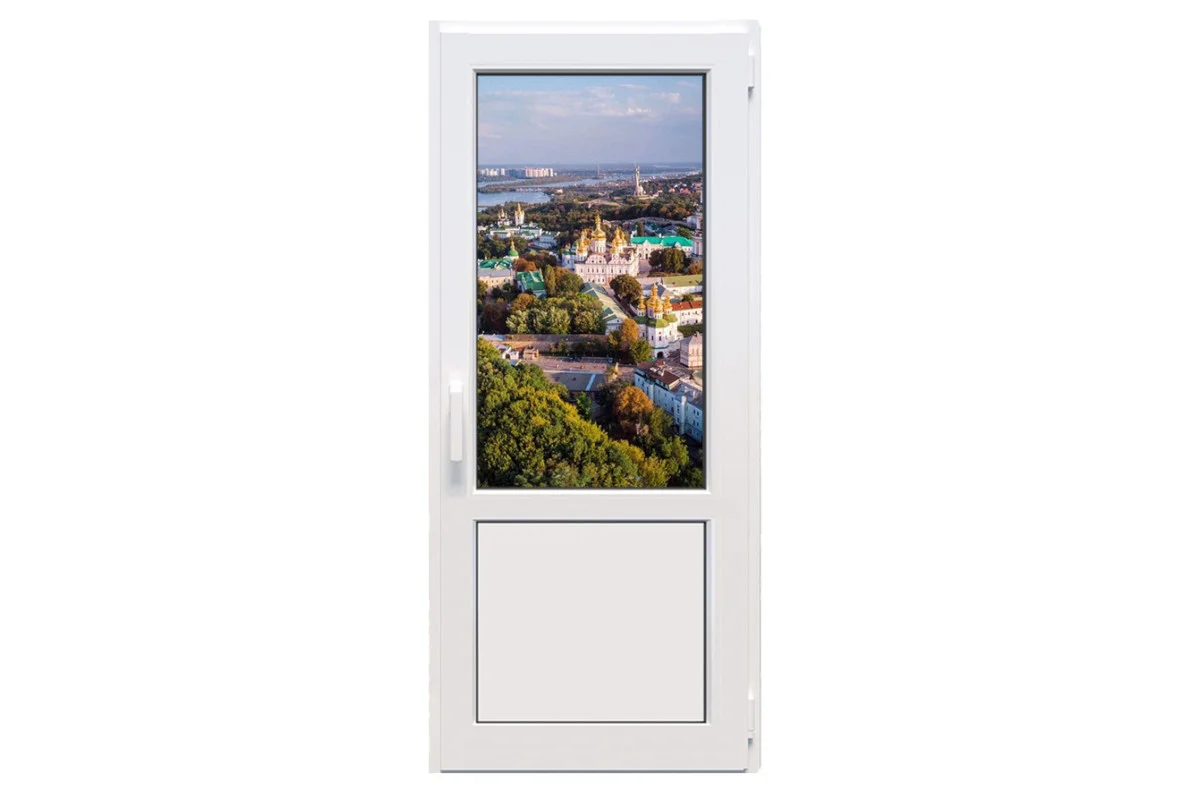 Металопластикові двері Aluplast Ideal 7000 поворотно-відкидне 700 x 2000 мм