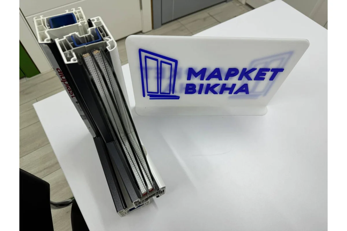 Металлопластиковые окна Aluplast Ideal 4000 одностворчатое глухое 600 x 900 мм