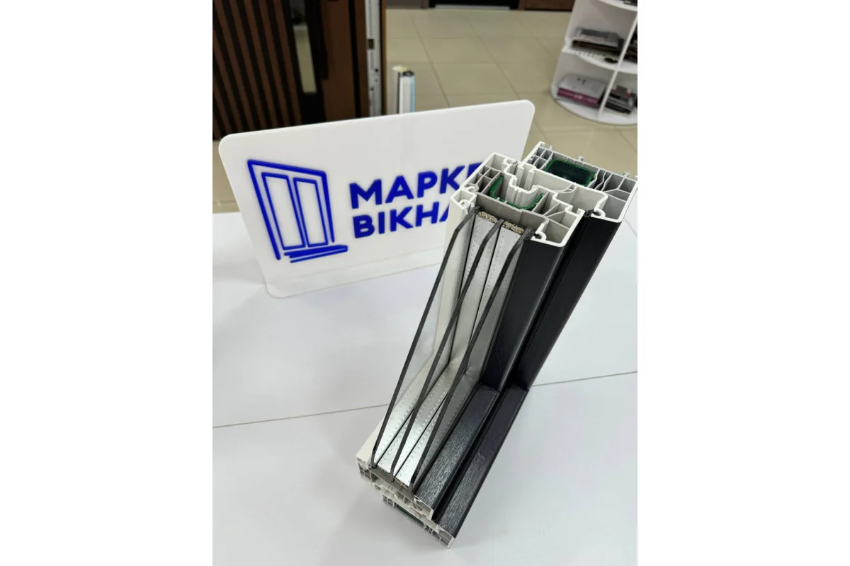 Металлопластиковые окна Aluplast Ideal 7000 MD одностворчатое глухое 600 x 900 мм