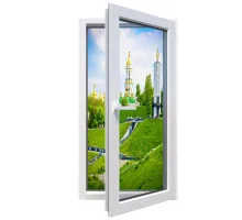 Металлопластиковые окна Glasso 5S одностворчатое поворотное 700 x 1200 мм