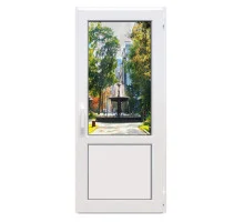 Металопластикові двері Glasso 7S поворотно-відкидне 600 x 2000 мм