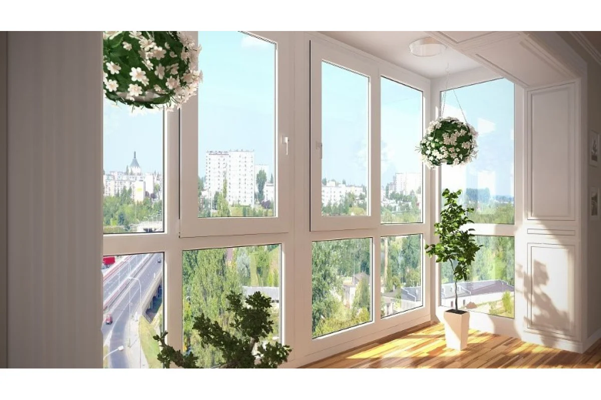 Панорамные металлопластиковые окна WDS 7S 1600x2700 мм