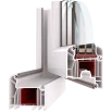Панорамные металлопластиковые окна WDS 7S 1600x2700 мм