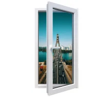 Металлопластиковые окна REHAU EURO 70 поворотное 700 x 1300 мм
