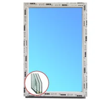 Металлопластиковые окна REHAU EURO 60 глухое 700 x 900 мм