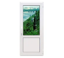 Металлопластиковые двери VEKA Softline поворотно-откидные 900 x 2200 мм