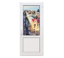 Металлопластиковые двери VEKA Proline поворотно-откидные 700 x 2100 мм
