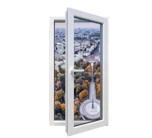 Металлопластиковые окна Viknaland 85Pro одностворчатое поворотно-откидное 800 x 1000 мм