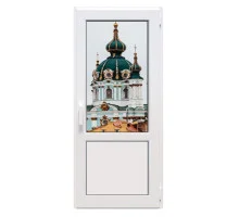 Металопластикові двері Viknaland B58-5K поворотно-відкидне 800 x 1900 мм