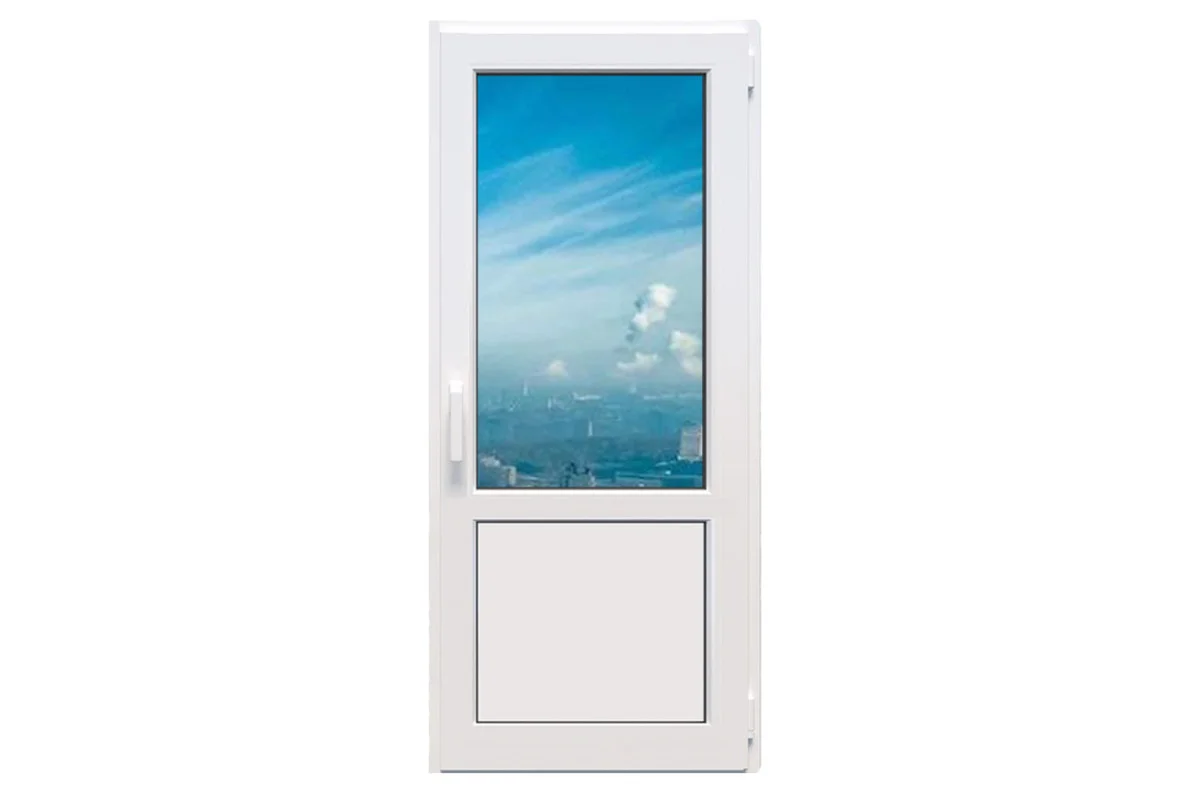 Металлопластиковые двери Viknaland B70-3K поворотно-откидные 900 x 2100 мм