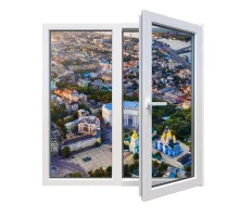 Металопластикове вікно WDS 6S двостулкове з поворотно-відкидною стулкою 1800 x 1200 мм