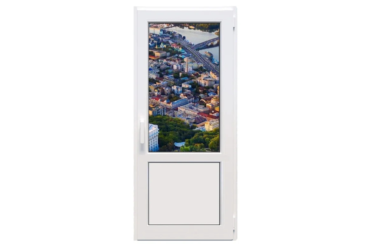 Металлопластиковые двери WDS 6S поворотно-откидные 700 x 2000 мм