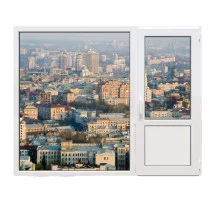 Балконний блок WDS 7S з глухим панорамним вікном до підлоги 1800 x 2000 мм