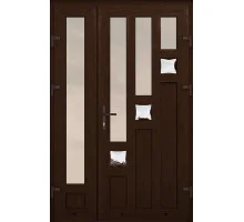 Металлопластиковые входные двери WDS 5S Полуторные Модель 50